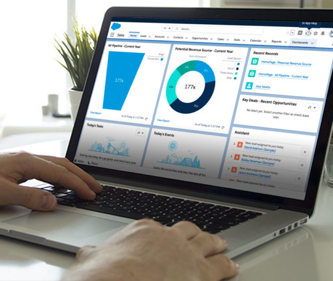 Membership management - a screen from a membership organisation's Salesforce CRM