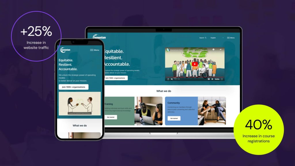 Humentum new website case study