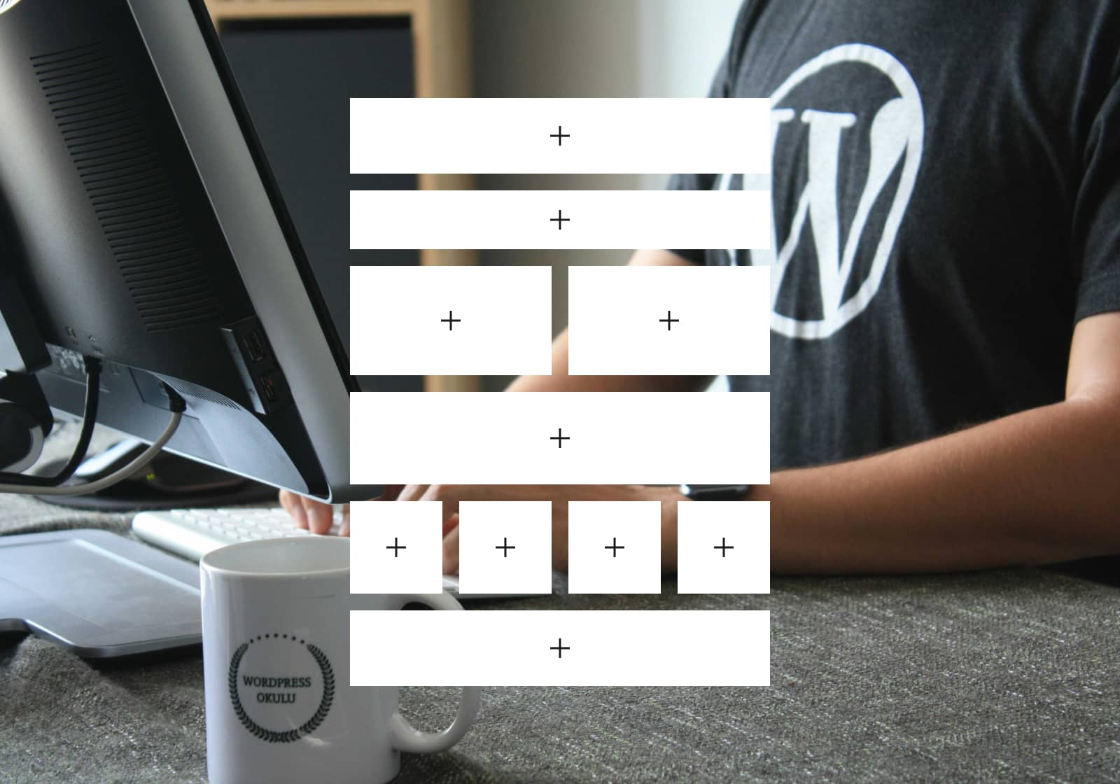 Modular bespoke wordpress website solution