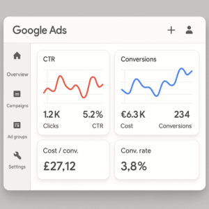 Google ads analytics dashboard
