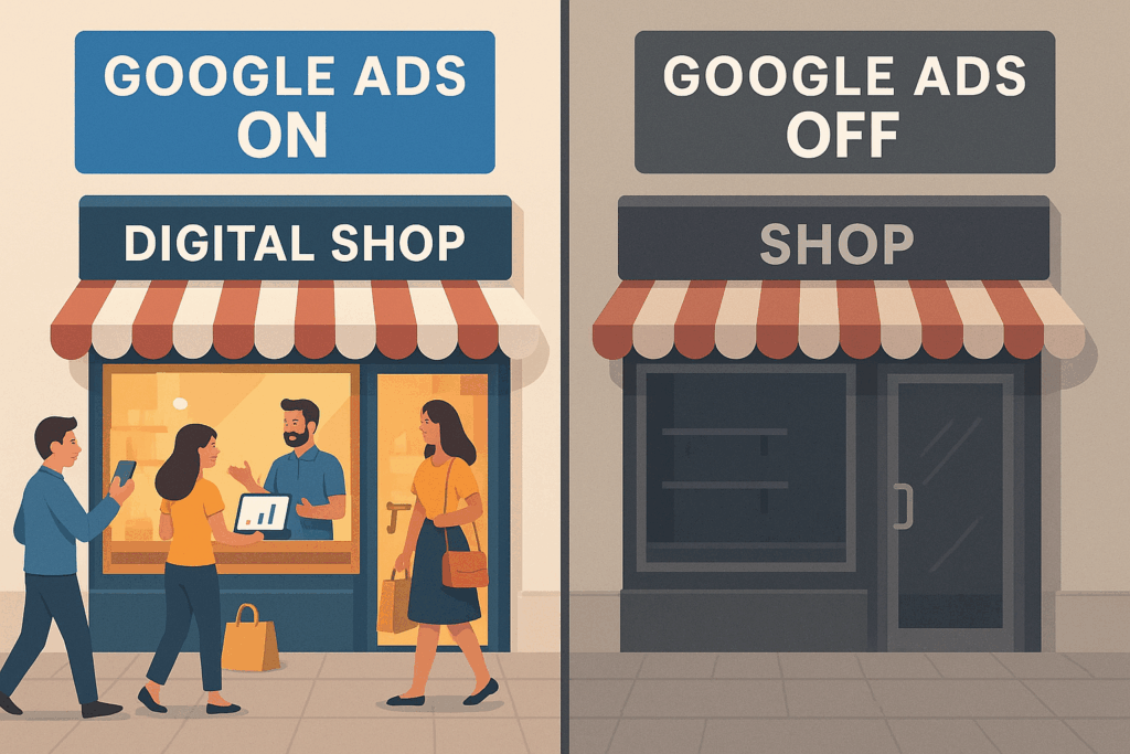 Google ads on equals leads and sales