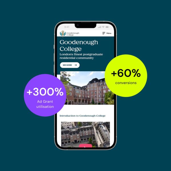 Goodenough college growth stats