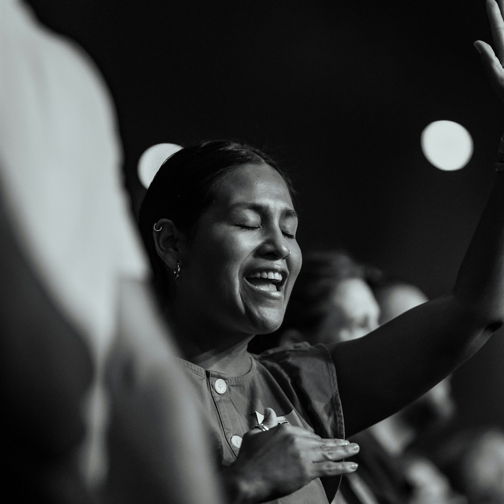 Lady singing