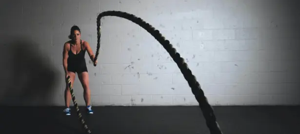 Workout in a gym