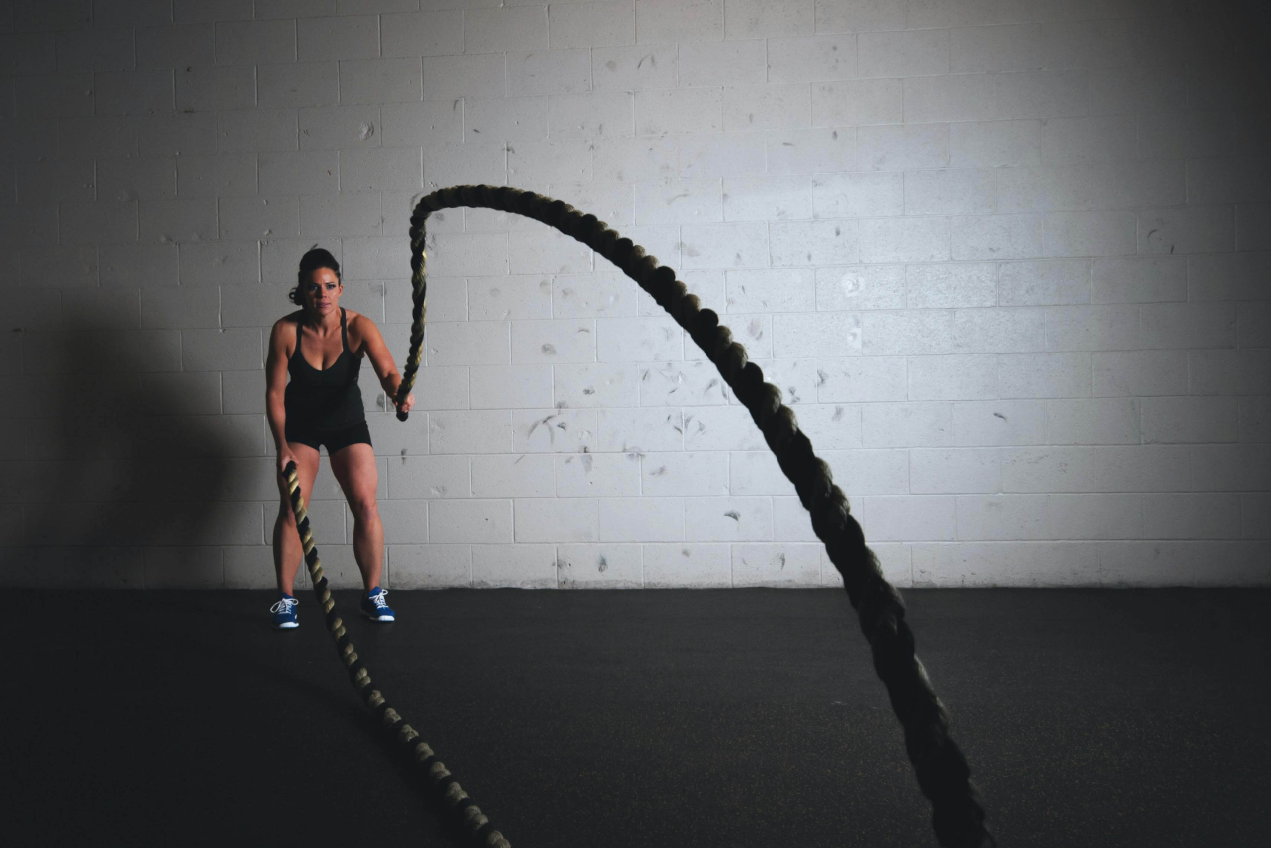Workout in a gym
