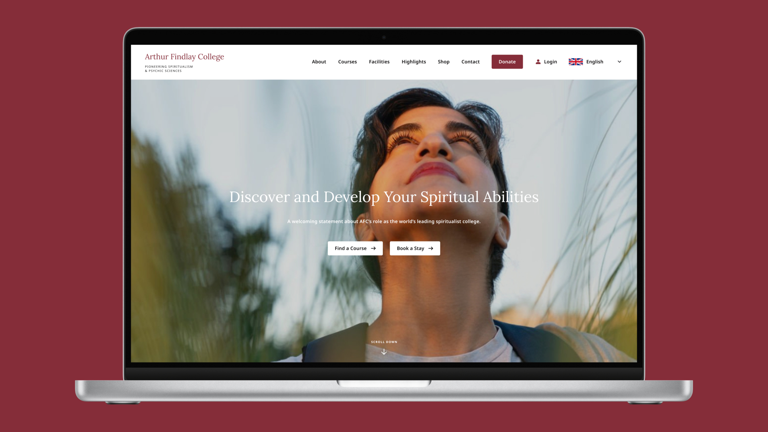 Arthur Findlay College homepage