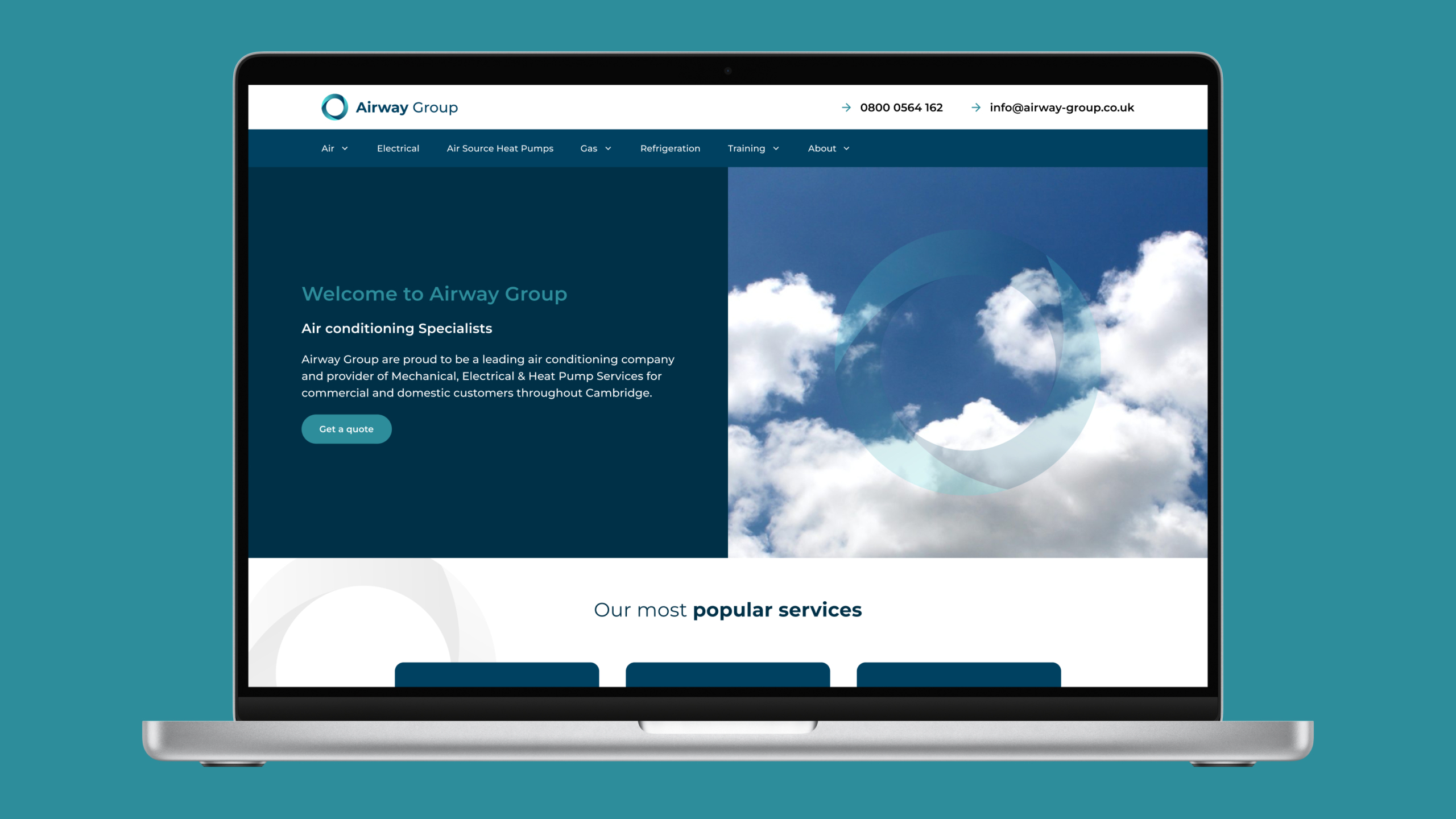 Airway Group homepage