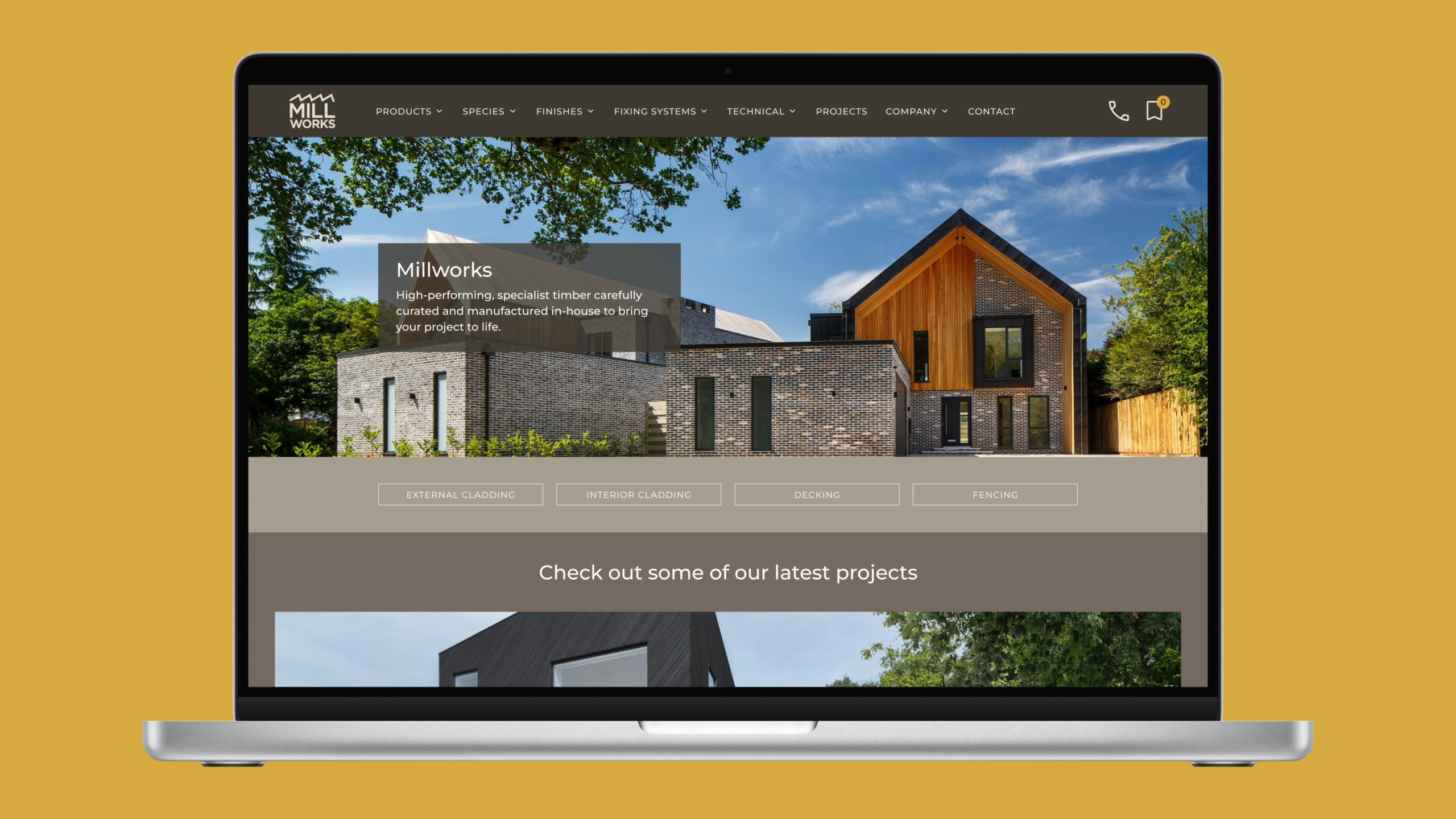 Millworks homepage