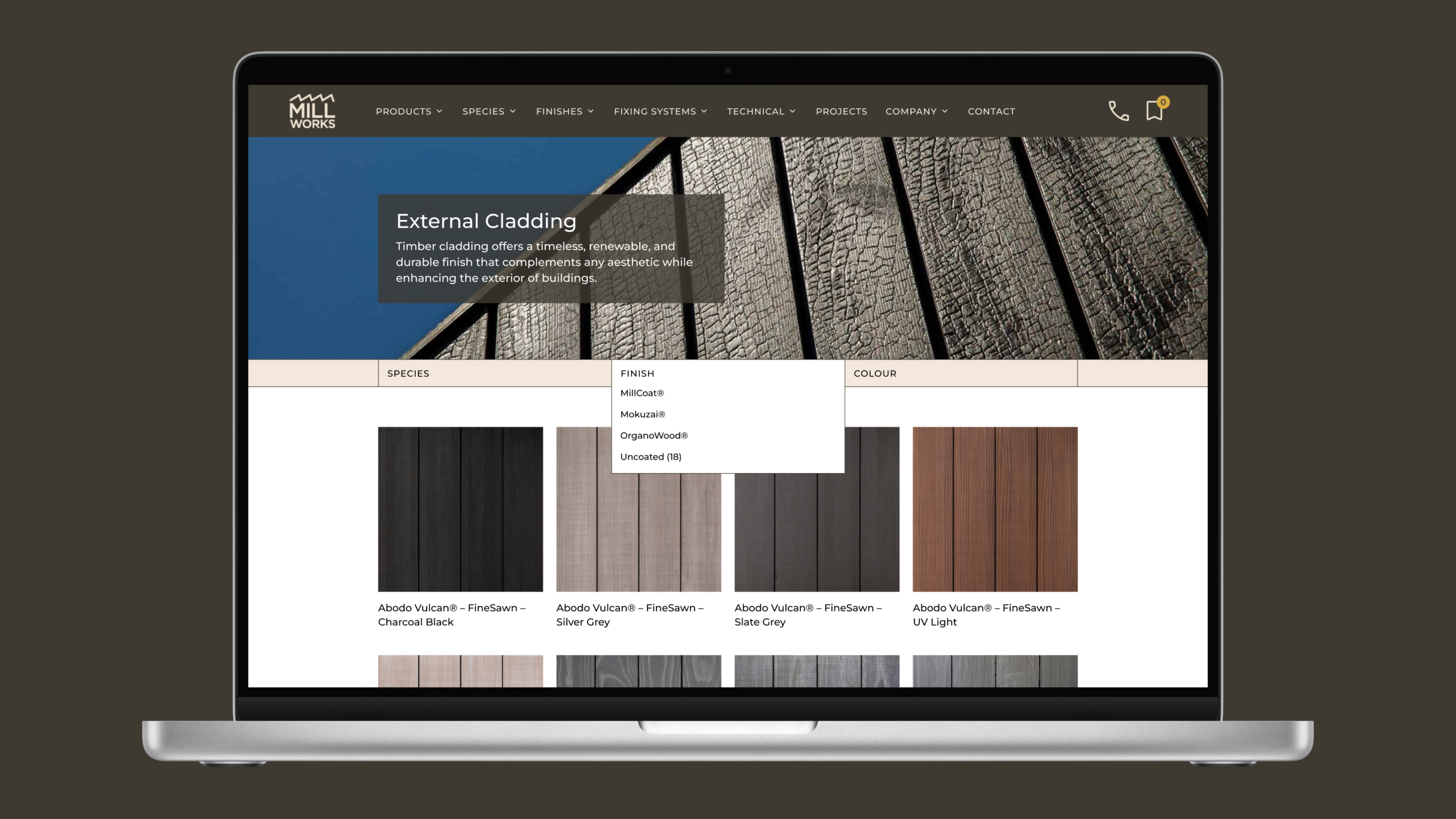 Millworks product categories